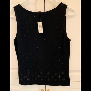 Sleeveless dressy sweater